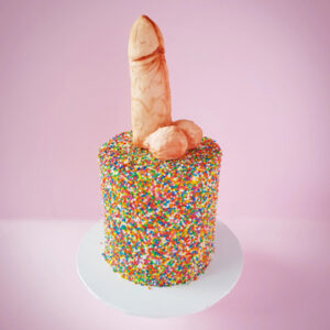 Bachelorette-Adult-San-Francisco-California-Exotic-Sprikled-Dick-Cake